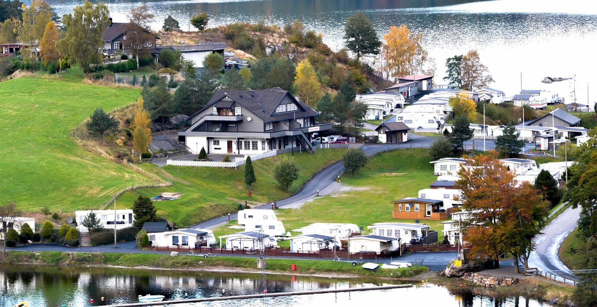 Egenes Camping Hotel Flekkefjord Buitenkant foto